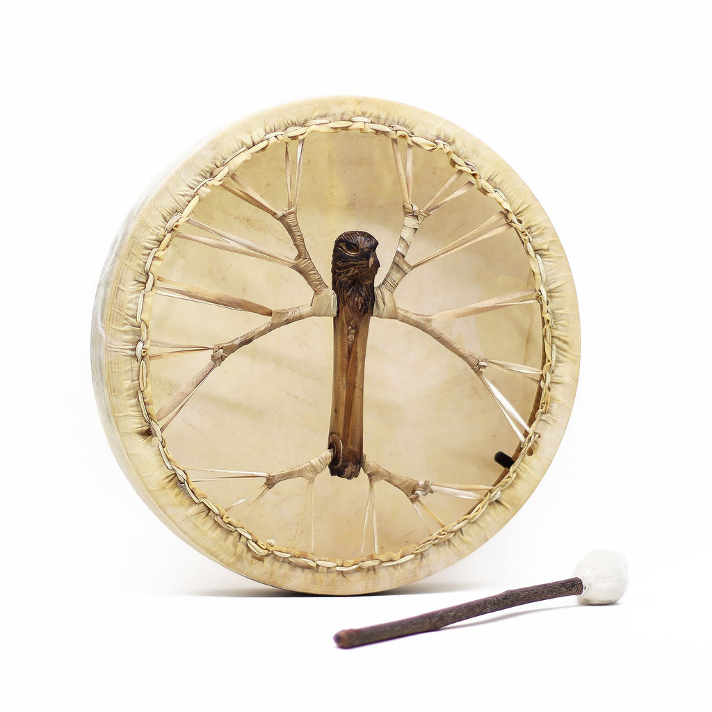 Spirit of the Eagle - Shamanic Drum & Beater - Tunable - 40cm