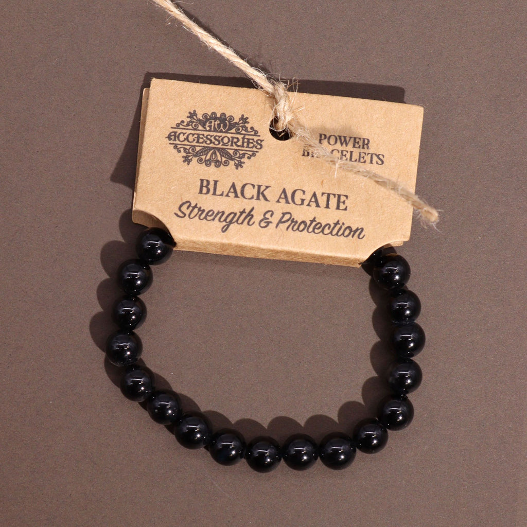 Black Agate - Protection Bracelet