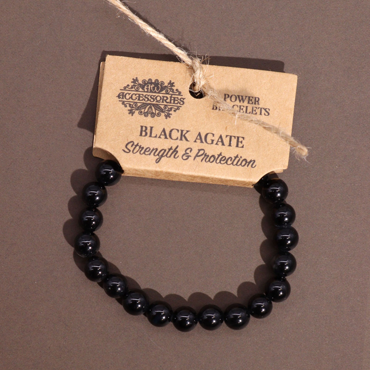 Black Agate - Protection Bracelet