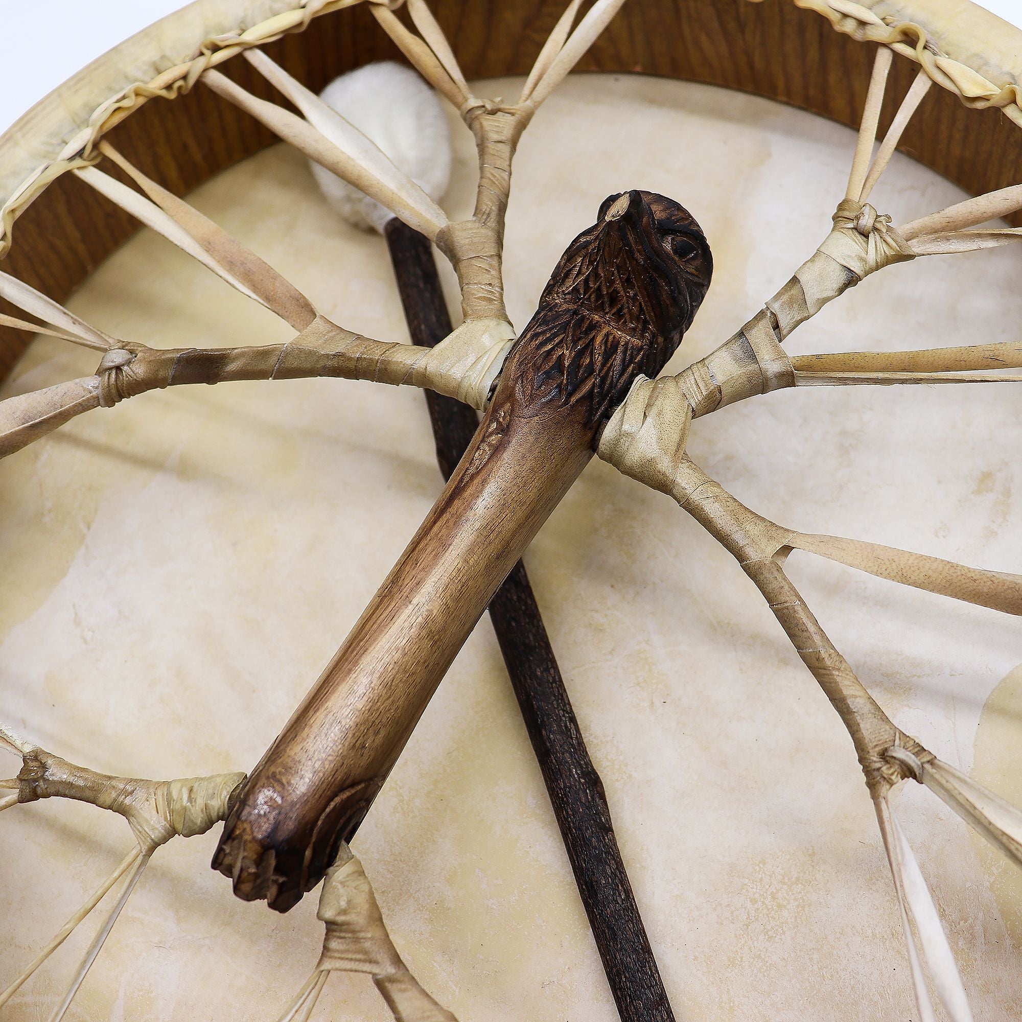 Spirit of the Eagle - Shamanic Drum & Beater - Tunable - 40cm