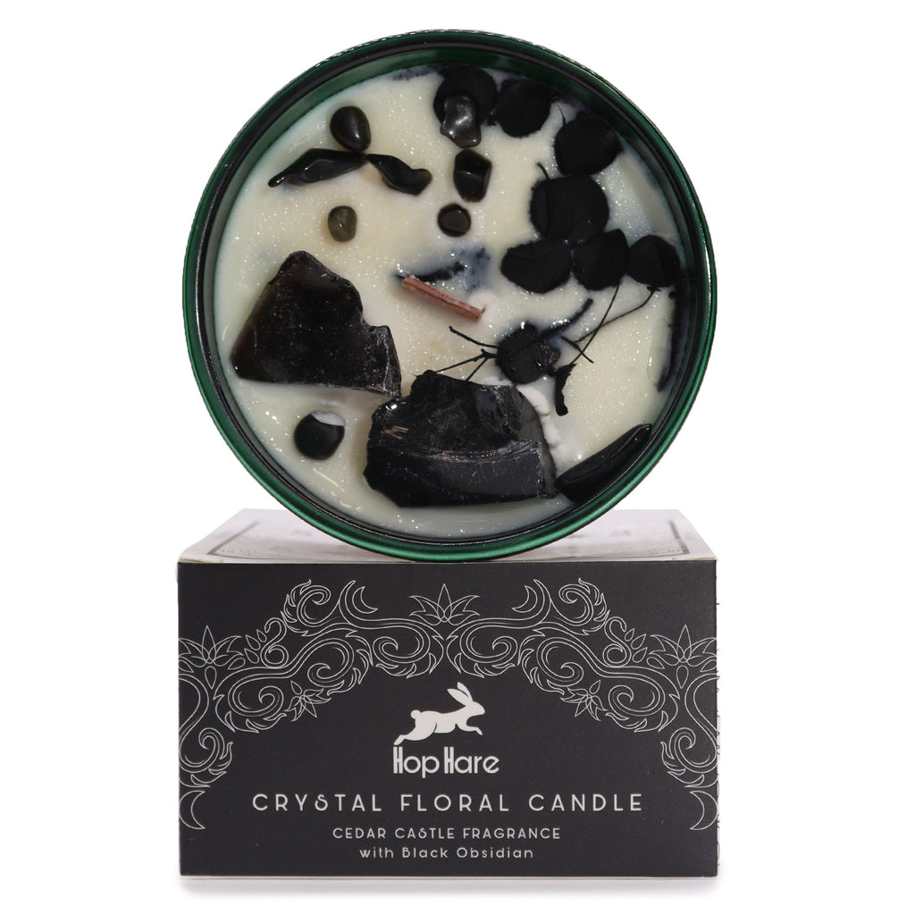 Cedar Castle Fragrance with Black Obsidian