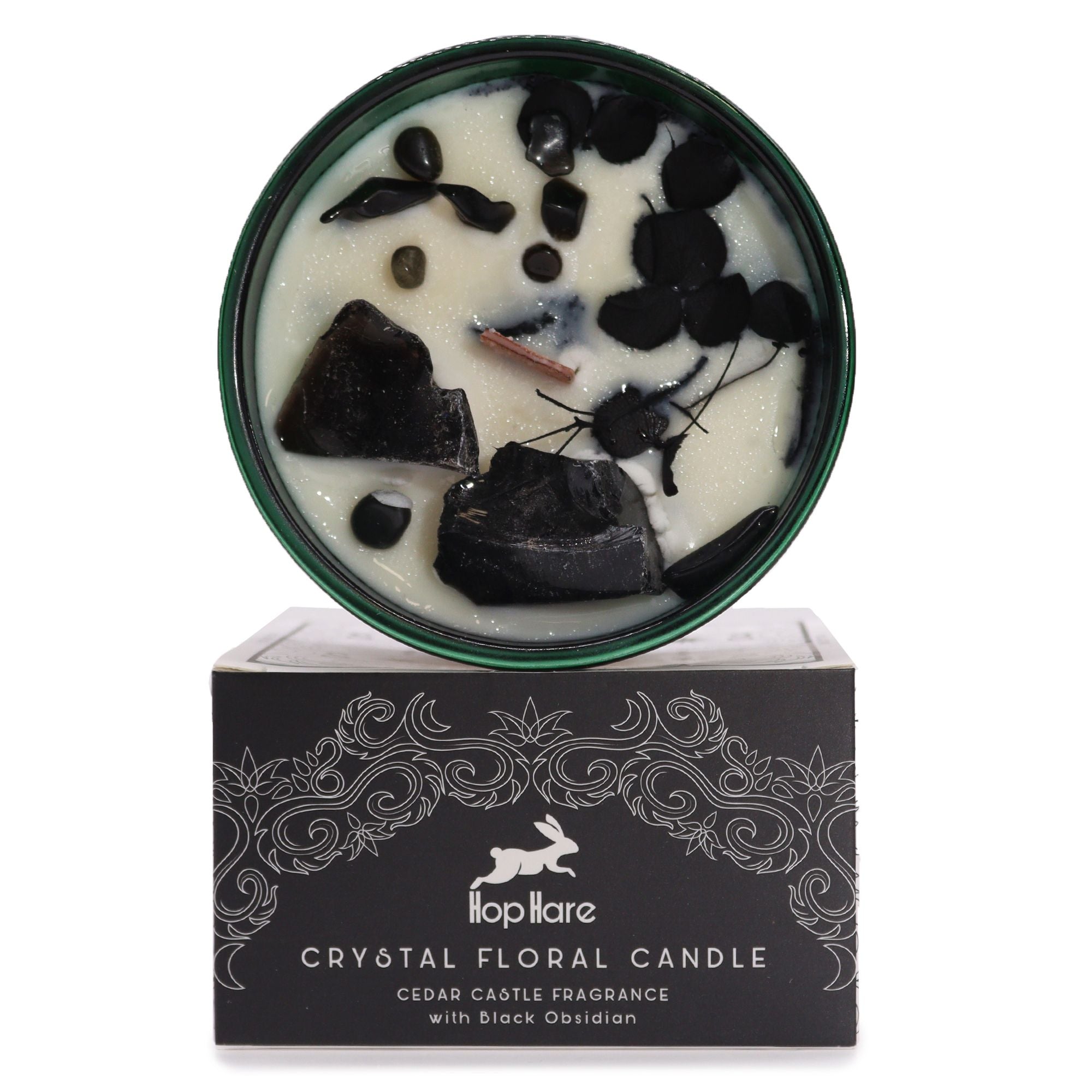 Cedar Castle Fragrance with Black Obsidian