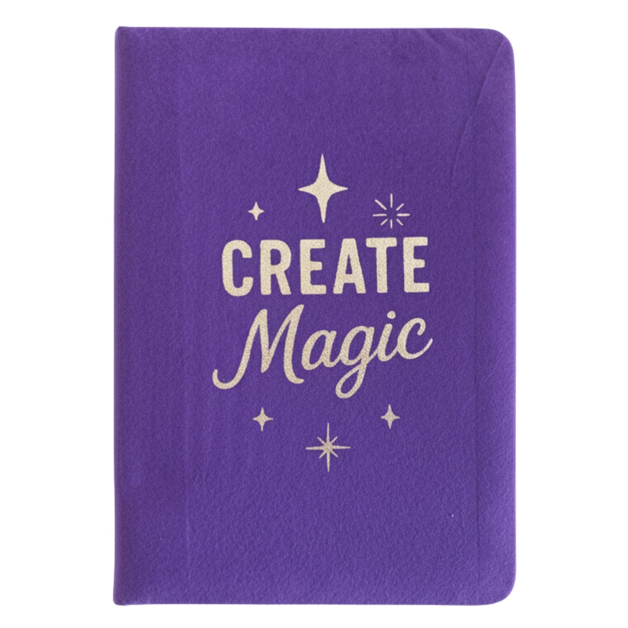 Purple Velvet Notebook - 80 lined pages