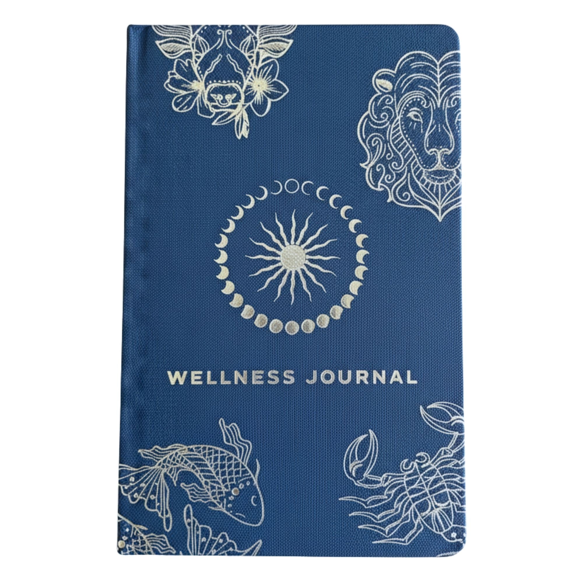 Hardback Wellness Journal - Silver Zodiac