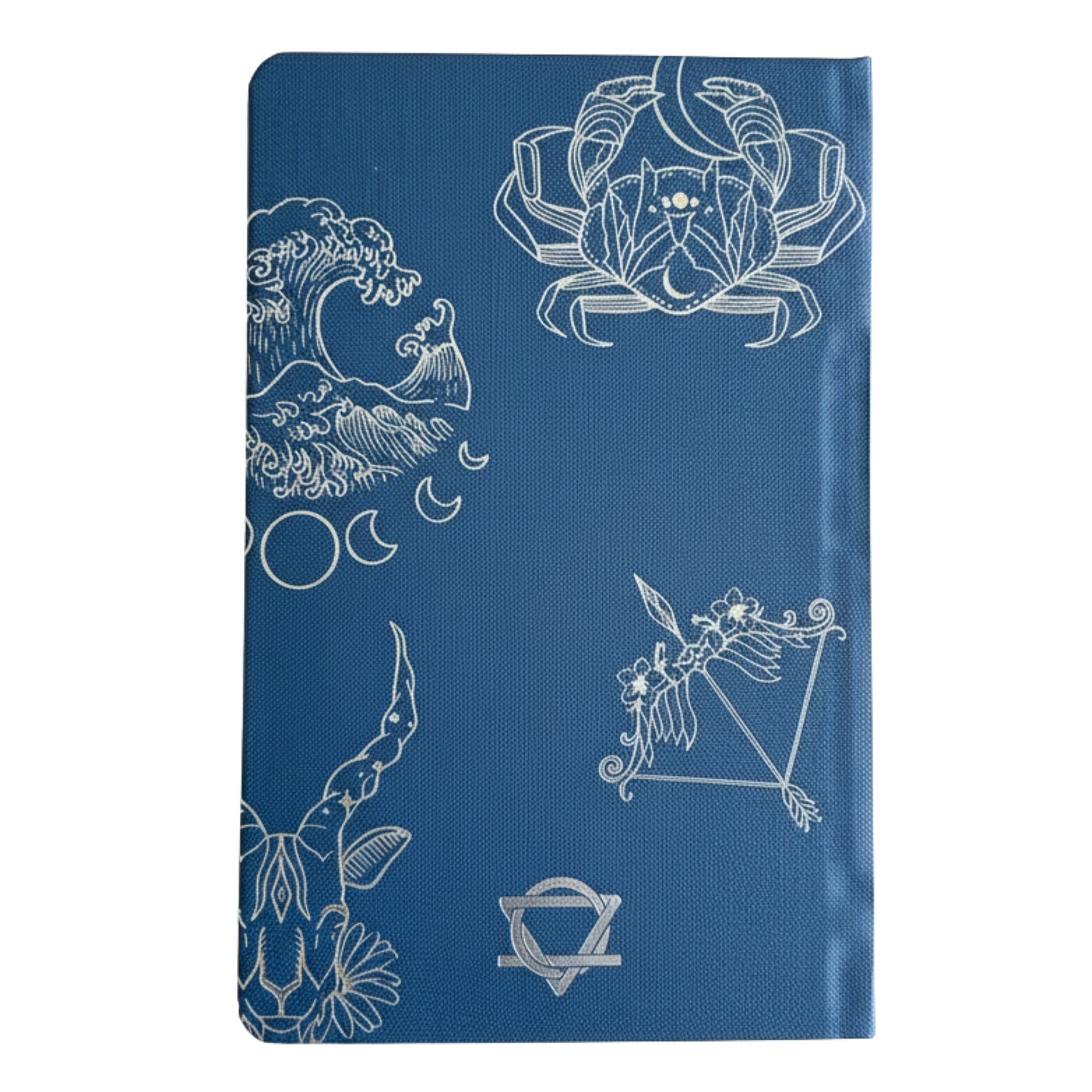 Hardback Wellness Journal - Silver Zodiac