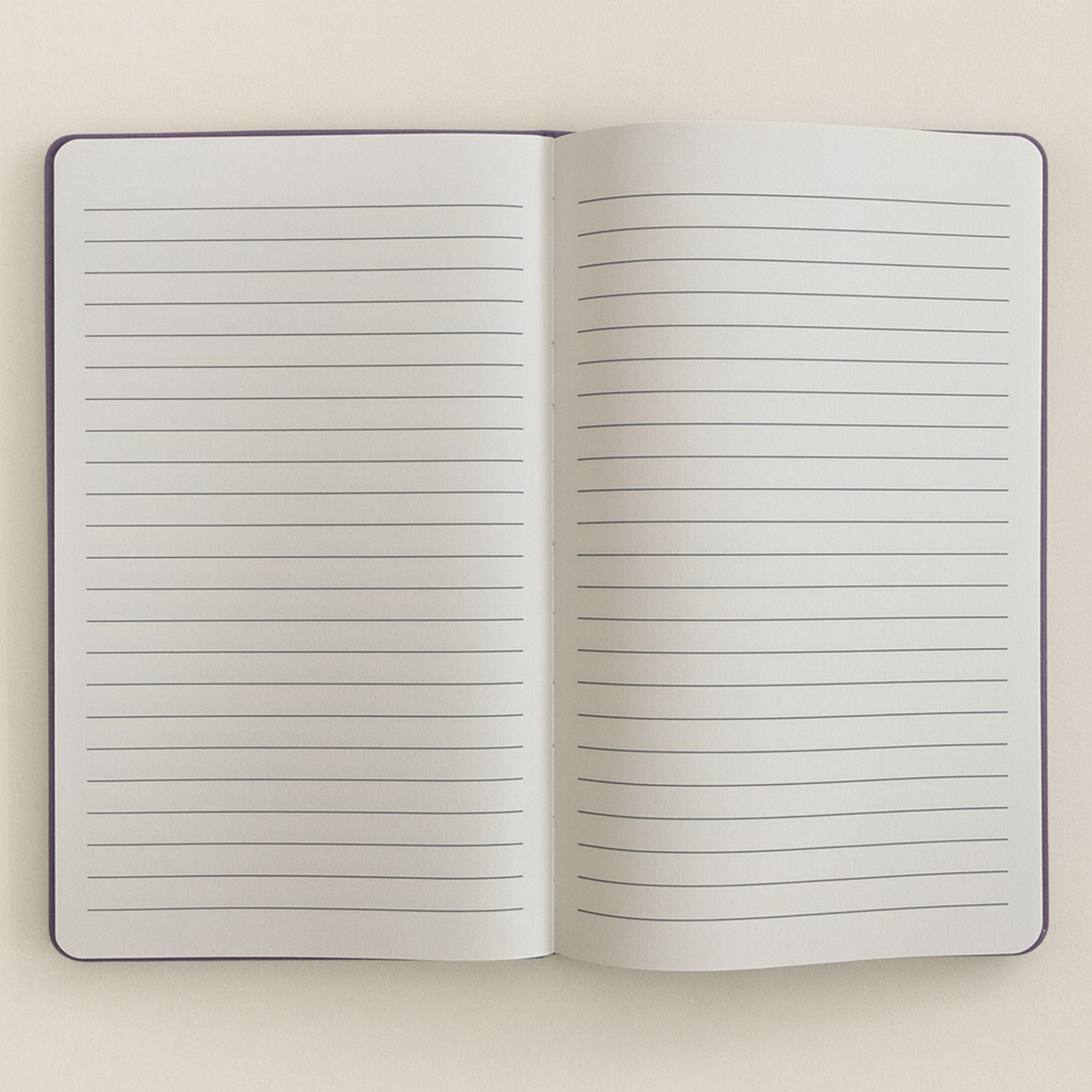 Purple Velvet Notebook - 80 lined pages