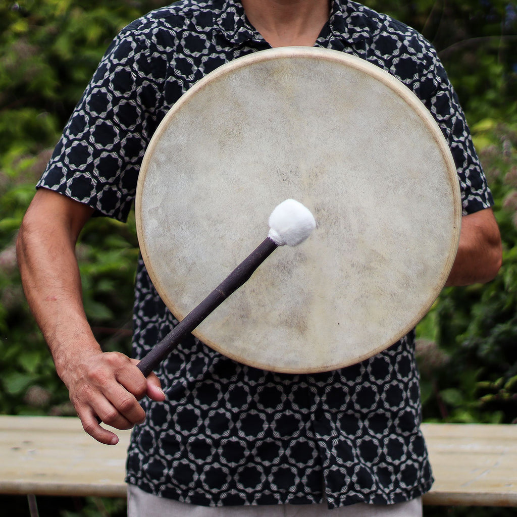 Spirit of the Wolf - Shamanic Drum & Beater - Tunable - 40cm
