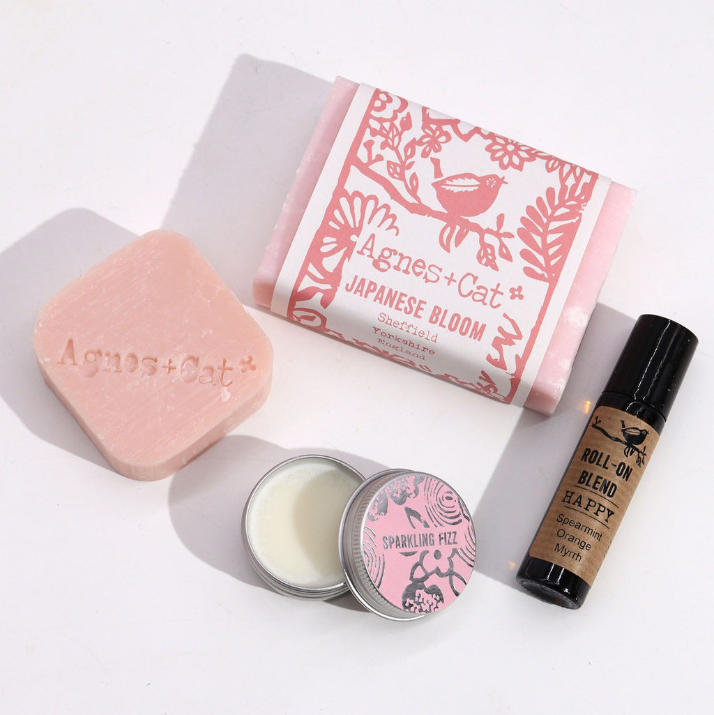 Japanese Bloom & Bliss Wellness Gift Set