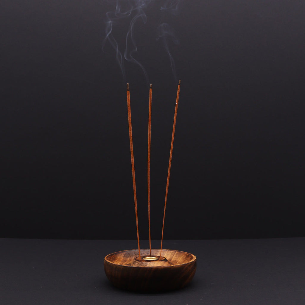 Mango Wood Incense Stick & Cone Burner
