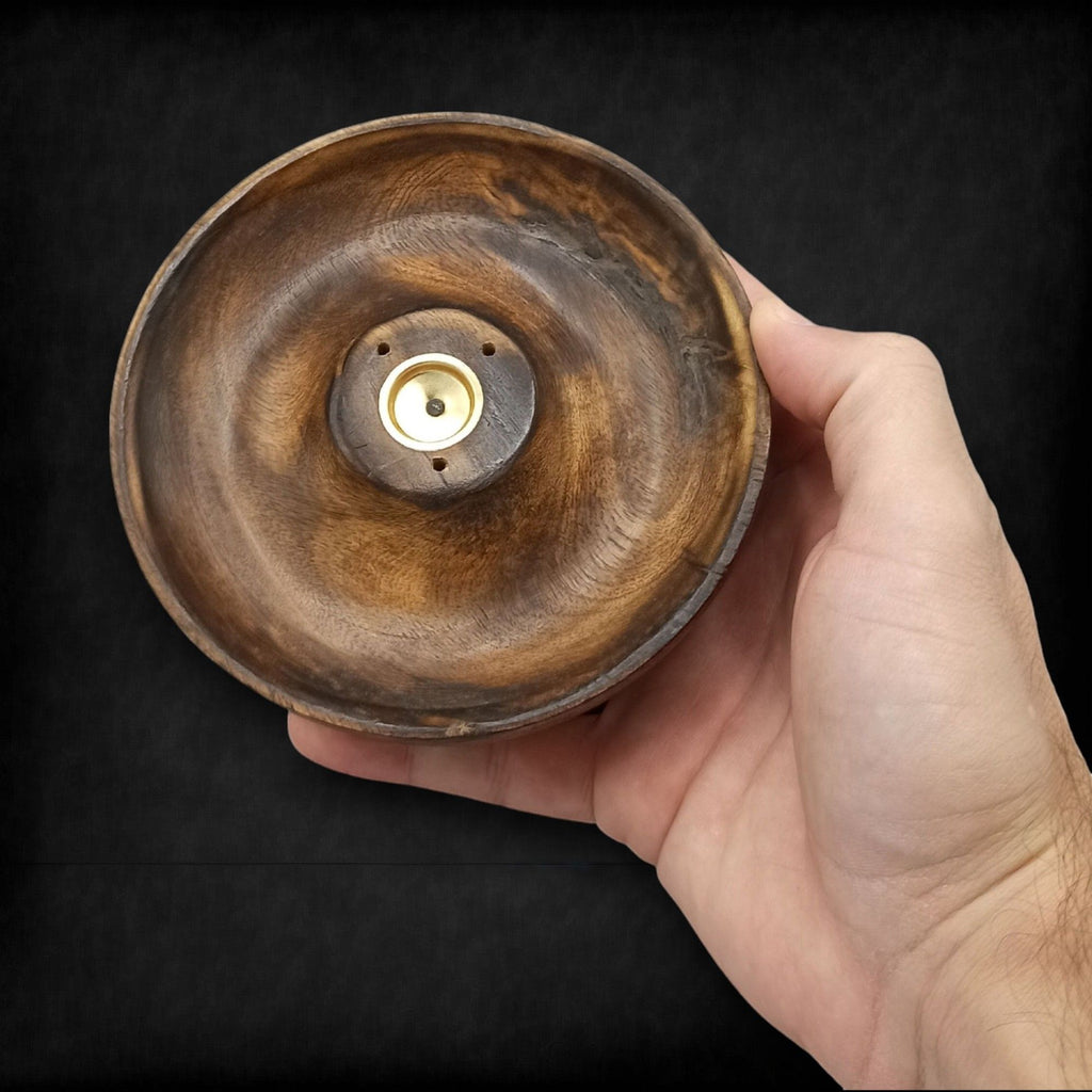 Mango Wood Incense Stick & Cone Burner