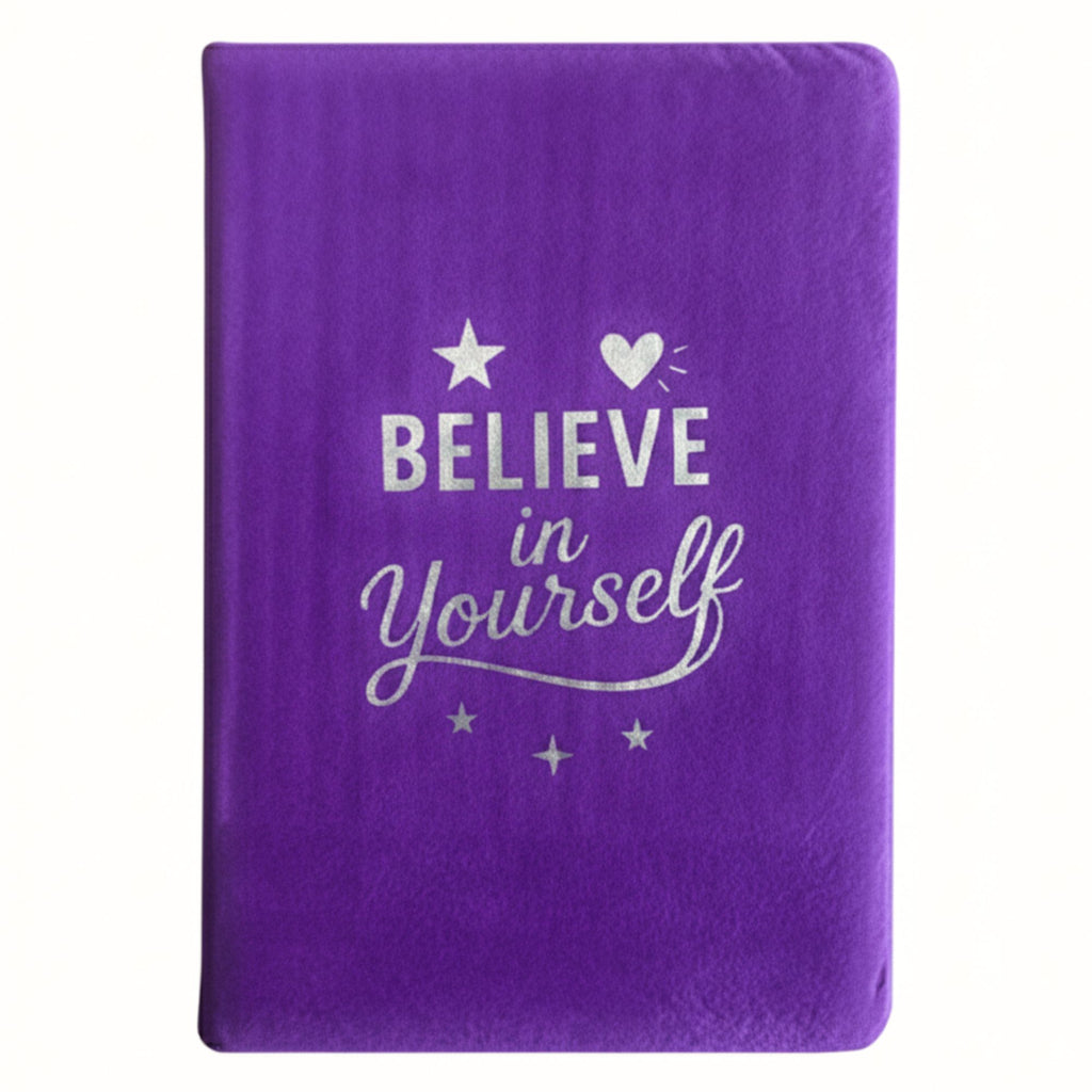 Lavender Velvet Notebook - 80 lined pages