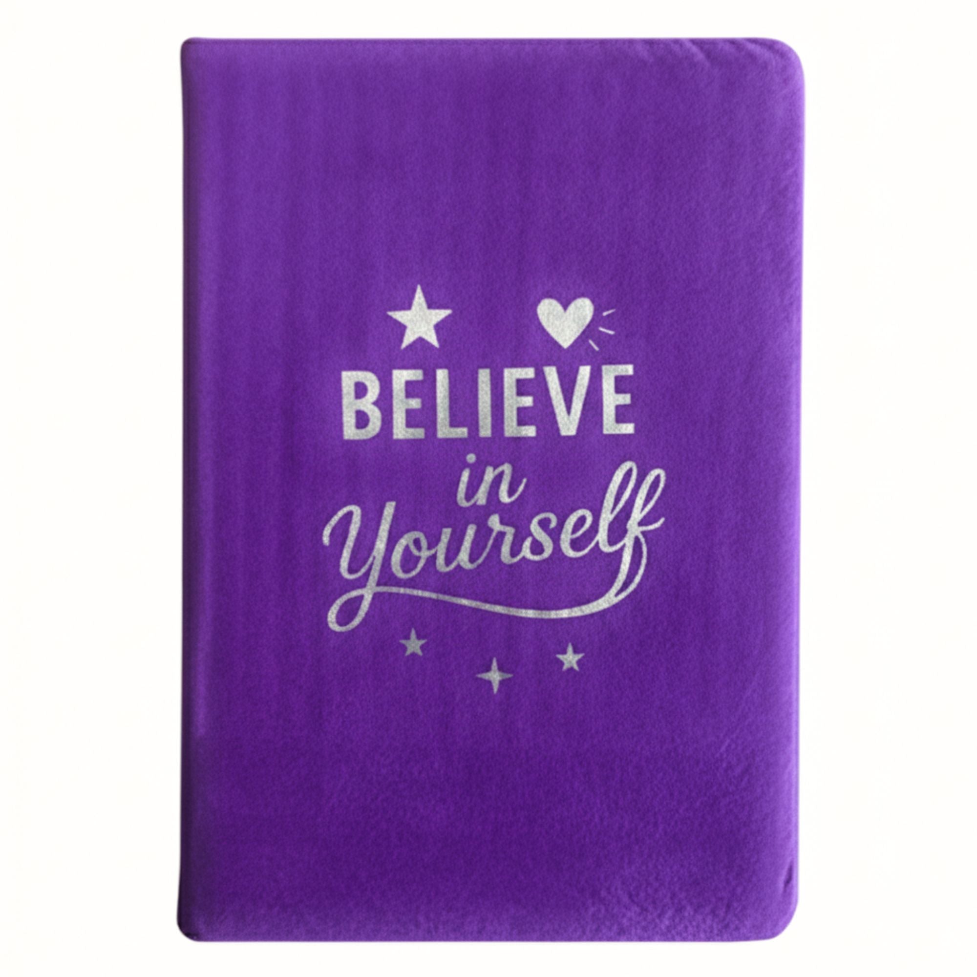Lavender Velvet Notebook - 80 lined pages
