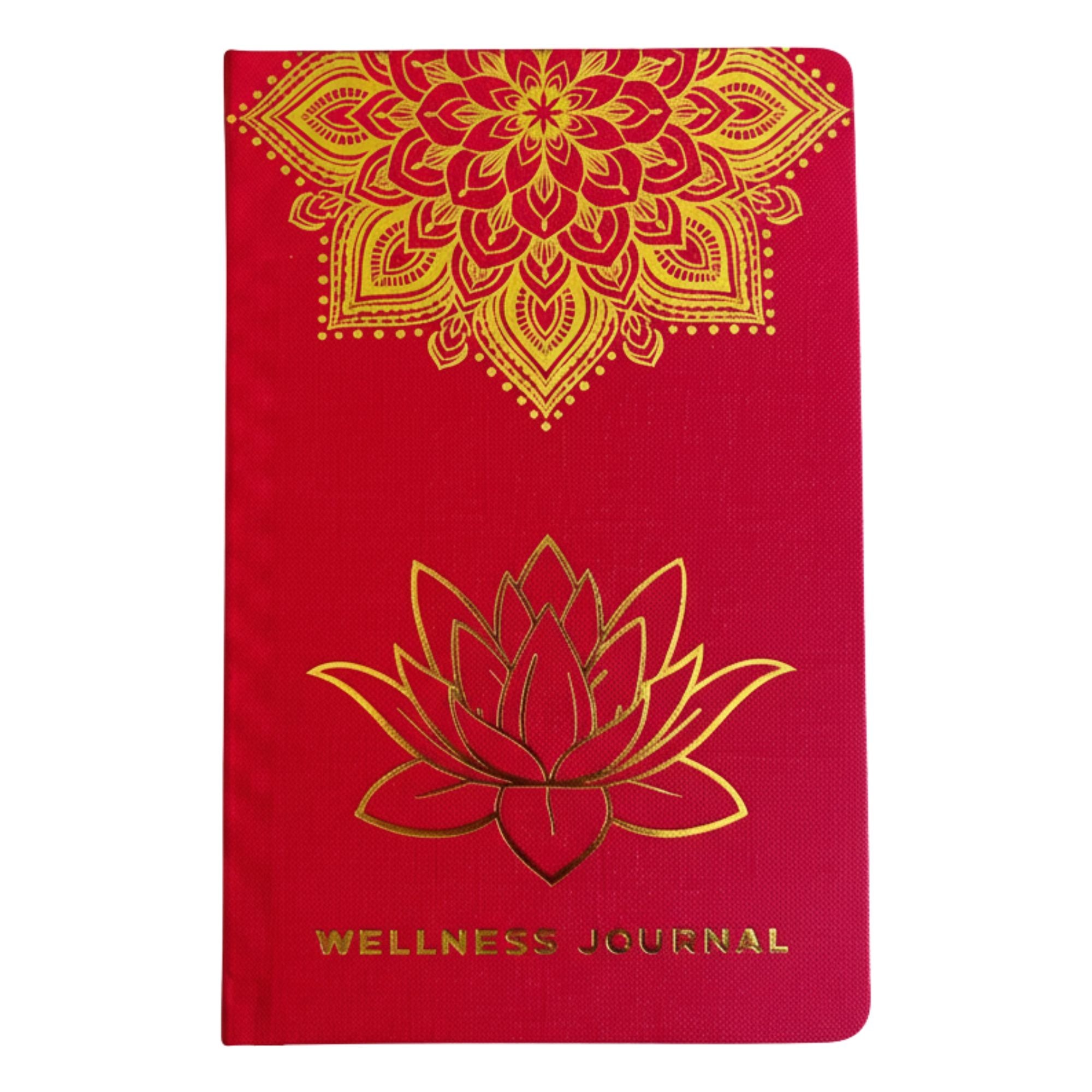 Hardback Wellness Journal - Mandala and Lotus