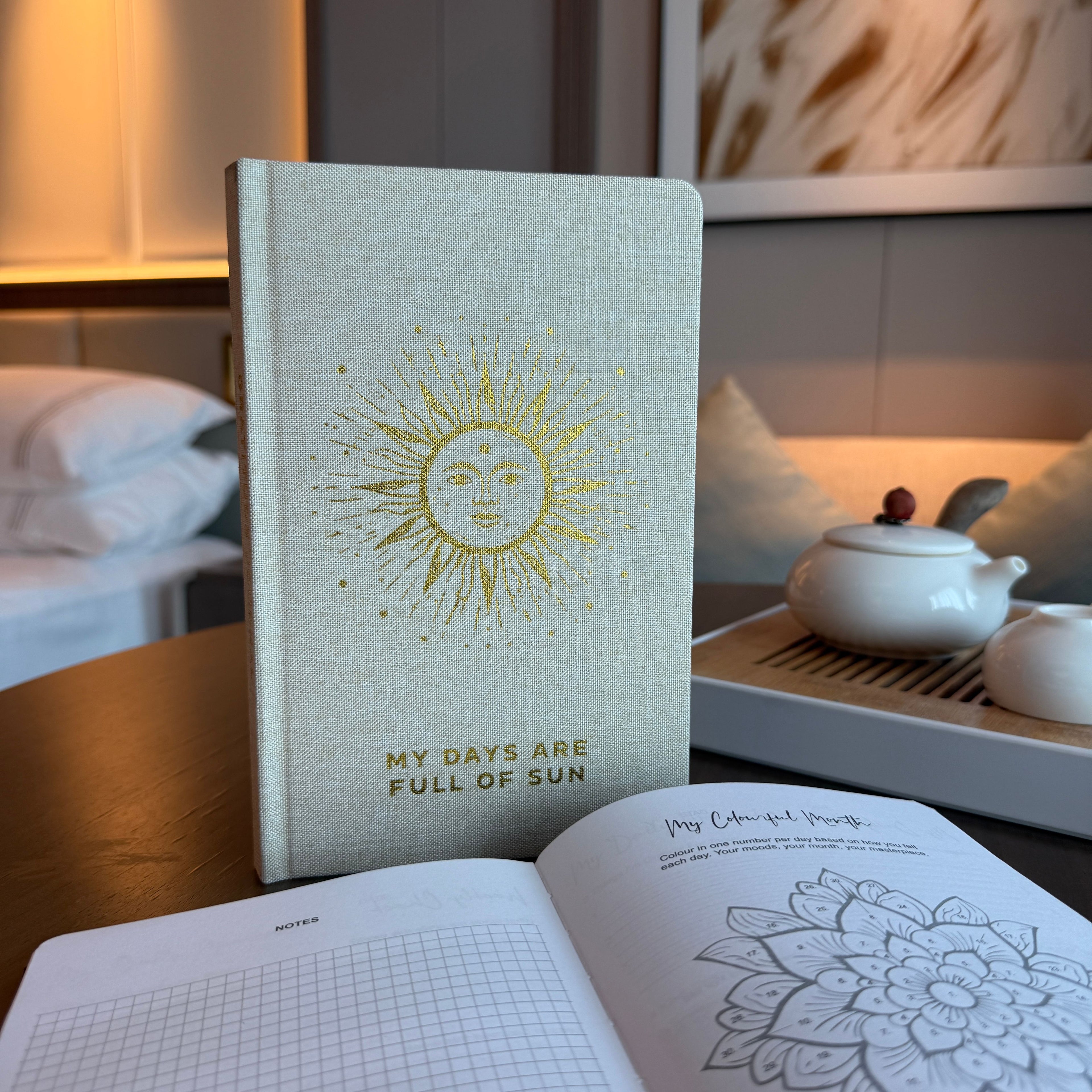 Hardback Gratitude Journal - My Days are Full of Sun