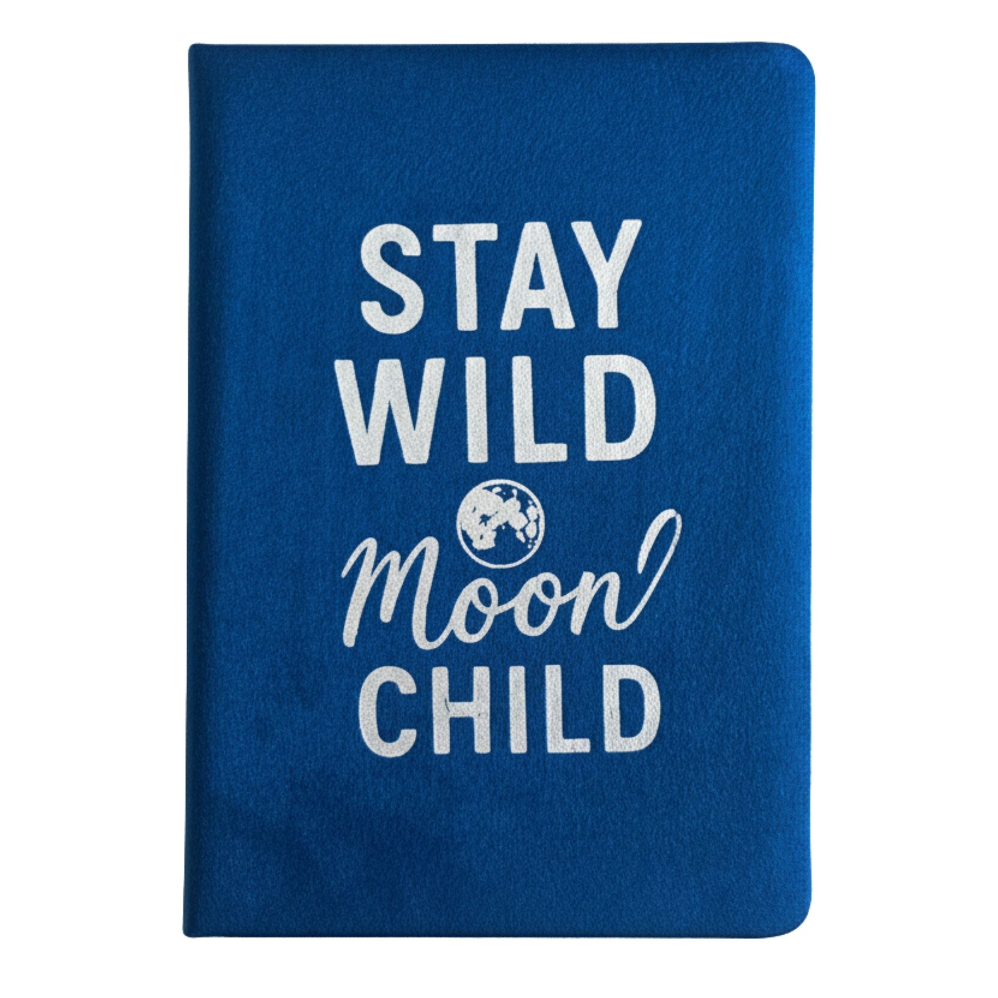 Dark Blue Velvet Notebook - 80 lined pages