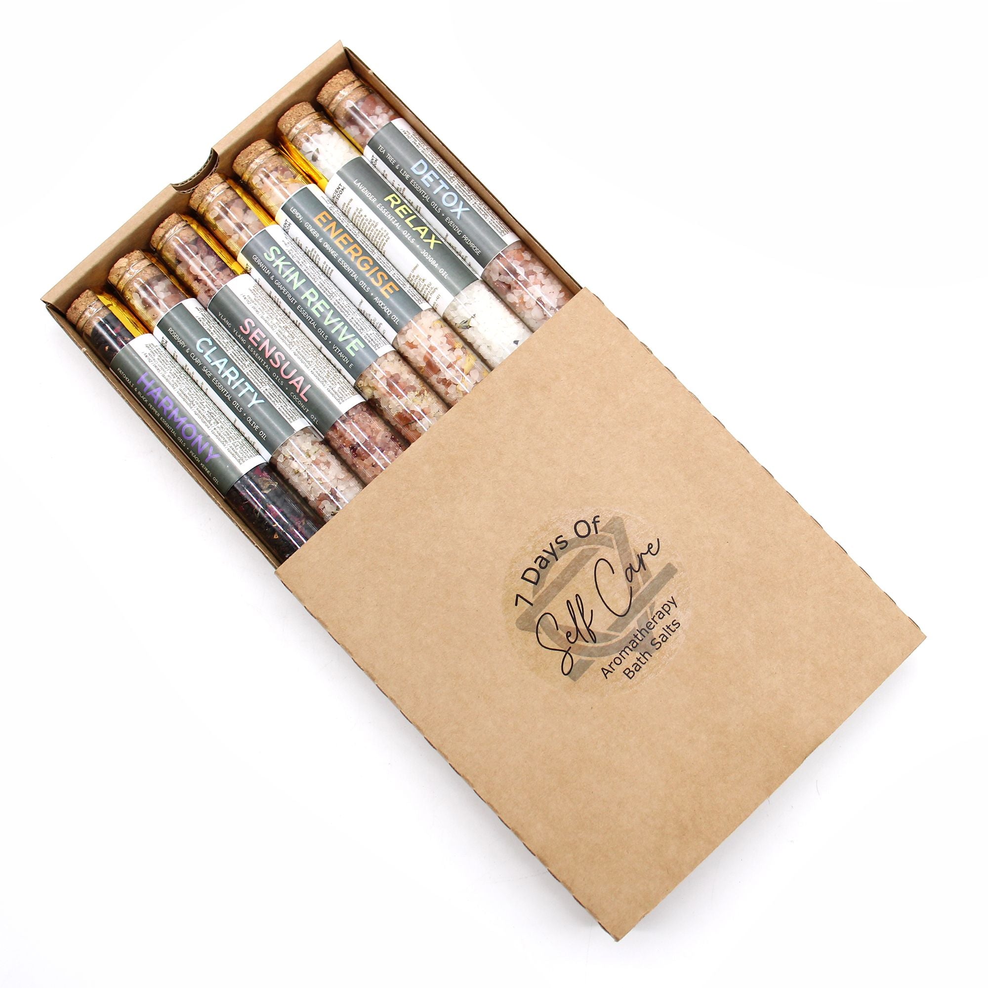 7 Days of Self-Care Bath Salts - Gift Pack of 7