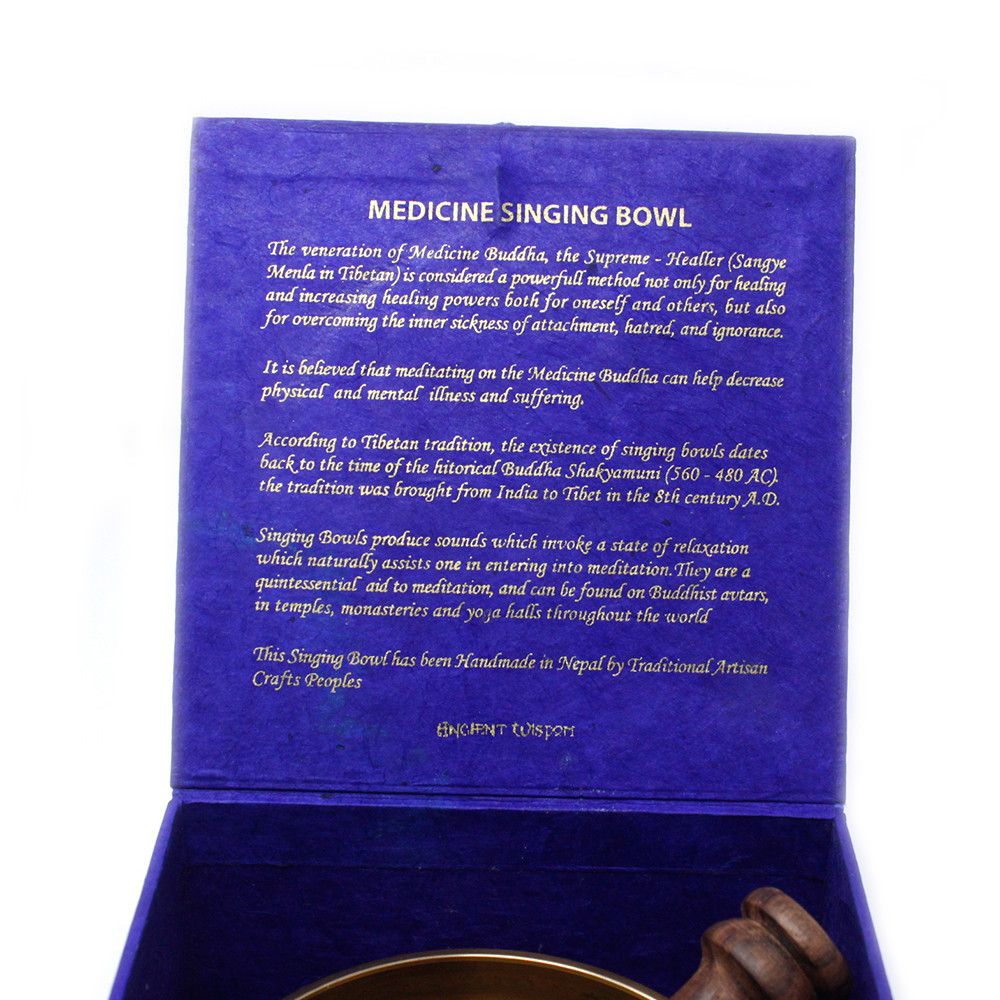 Medicine Buddha Singing Bowl - 10cm