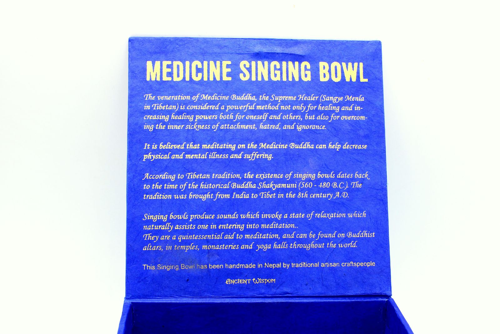 Medicine Buddha Singing Bowl - 10cm