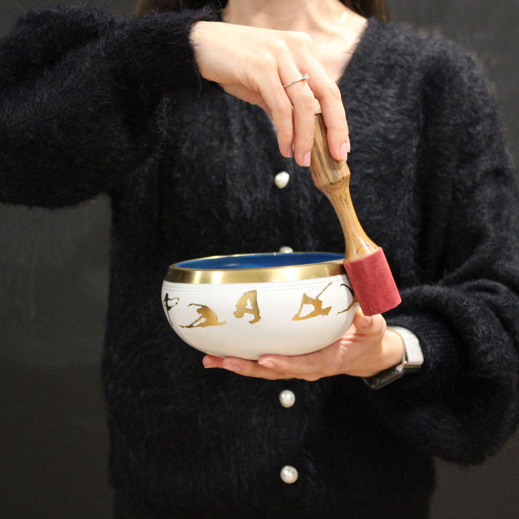 Large Moon Phase Singing Bowl Set - 14cm