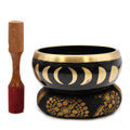 Large Moon Phase Singing Bowl Set - 14cm
