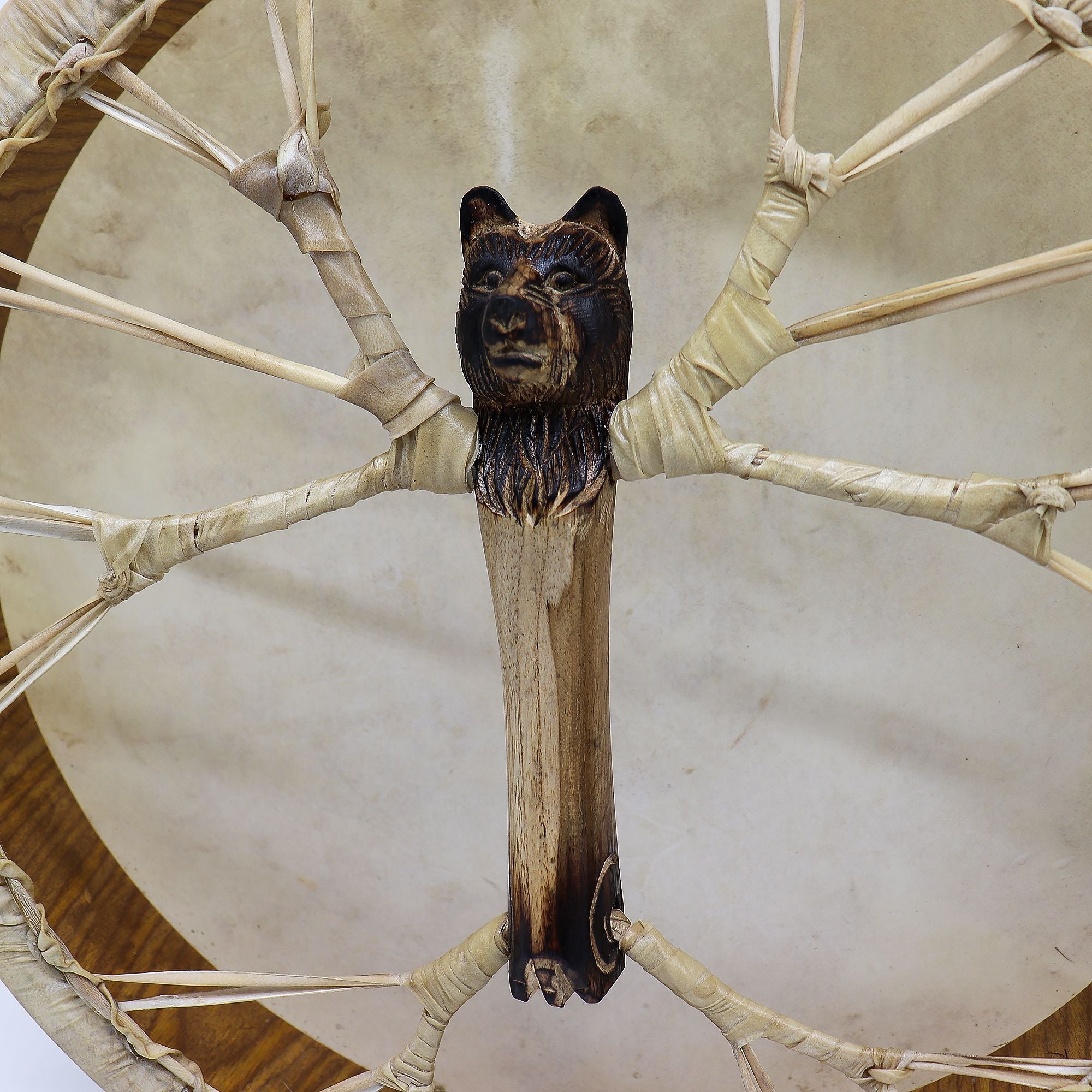 Spirit of the Bear - Shamanic Drum & Beater - Tunable - 40cm