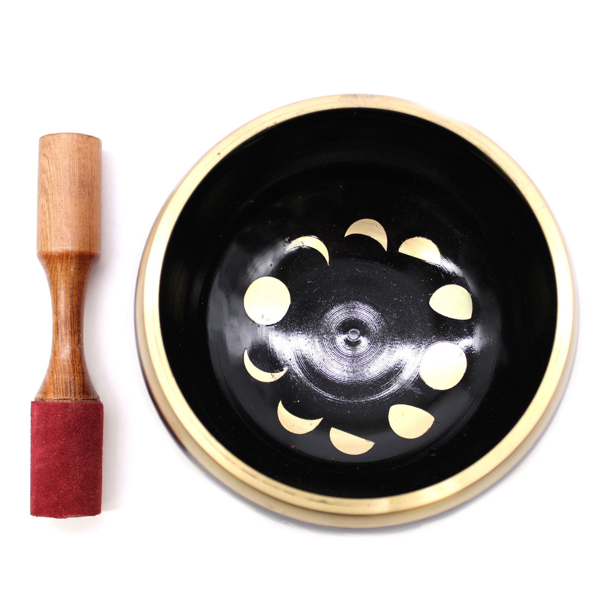 Large Moon Phase Singing Bowl Set - 14cm